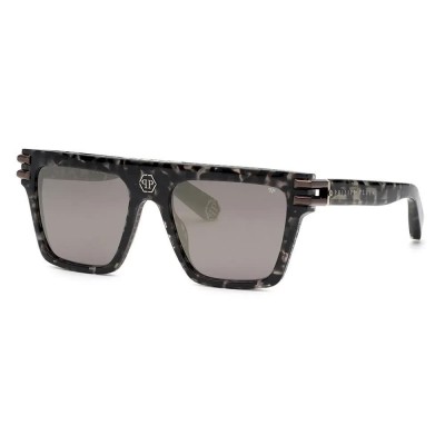 слънчеви,очила,слънчеви,очила,philipp,plein,spp108v,sunglasses,grey,(shiny,grey,black,havana)