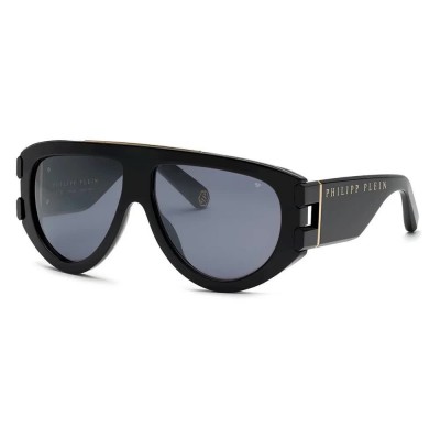 слънчеви,очила,слънчеви,очила,philipp,plein,spp127m,sunglasses,shiny,black,700g