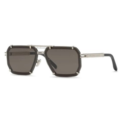 слънчеви,очила,слънчеви,очила,philipp,plein,spp131,sunglasses,black,(shiny,palladium,w,semi,matt,black,parts)