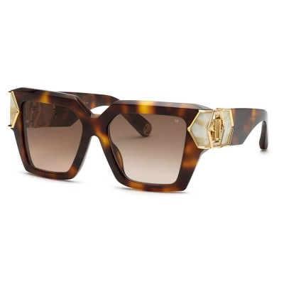слънчеви,очила,слънчеви,очила,philipp,plein,spp135m,woman,sunglasses,shiny,dark,havana,(brown)