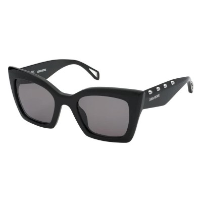 слънчеви,очила,слънчеви,очила,zadig&voltaire,szv409,woman,sunglasses,black,(shiny,black)