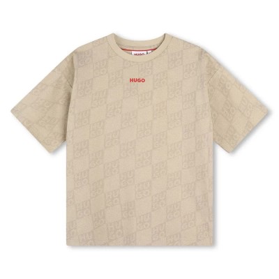 тениска,мъжки,тениски,дамски,тениски,hugo,g00153,short,sleeve,t,shirt,beige,(beig,gray)