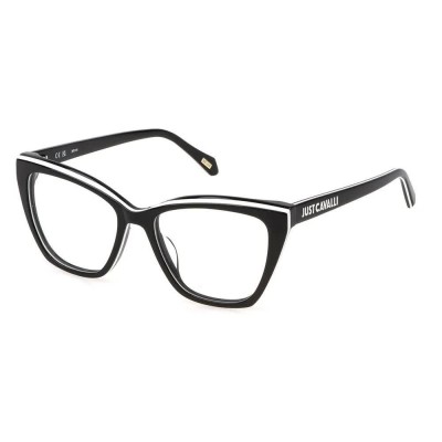 очила,just,cavalli,vjc084v,woman,glasses,black,(black,top+white+black)