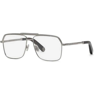 очила,philipp,plein,vpp085m,glasses,total,shiny,ruthenium,w,matt,sandblasted,(silver)