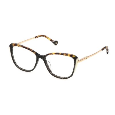 очила,yalea,vya132v,woman,glasses,shiny,black+crystal,fantasy,(black)