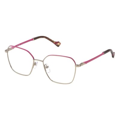 очила,yalea,vya135,woman,glasses,sh.red,gold,w,coloured,parts,530h60,(red)