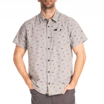 риза,с,къс,ръкав,мъжки,ризи,klim,rambler,stretch,short,sleeve,shirt,beige,(monument)