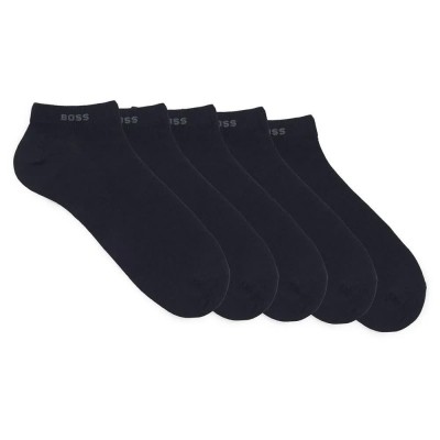 чорапи,мъжки,чорапи,boss,uni,10244663,01,short,socks,5,pairs,black,(dark,blue)