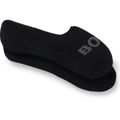чорапи,мъжки,чорапи,boss,uni,logo,10260228,socks,2,pairs,black,(black)