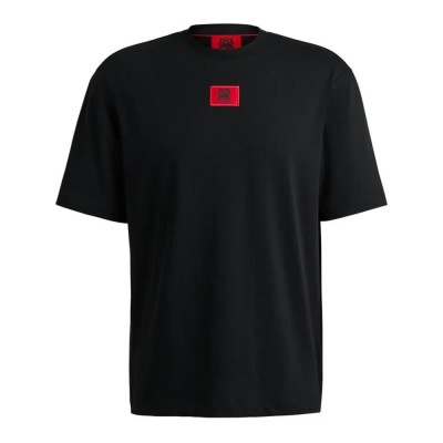 тениска,мъжки,тениски,hugo,drambok,rb,10257318,short,sleeve,t,shirt,black