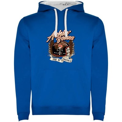 суичър,мъжки,пуловери,kruskis,achin,bones,bicolor,hoodie,royal,blue,white,(blue)