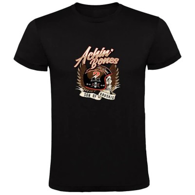 тениска,мъжки,тениски,kruskis,achin,bones,short,sleeve,t,shirt,black