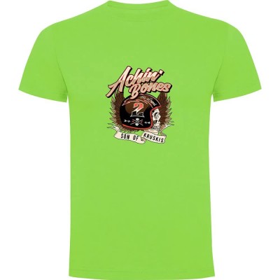 тениска,мъжки,тениски,kruskis,achin,bones,short,sleeve,t,shirt,light,green,(green)