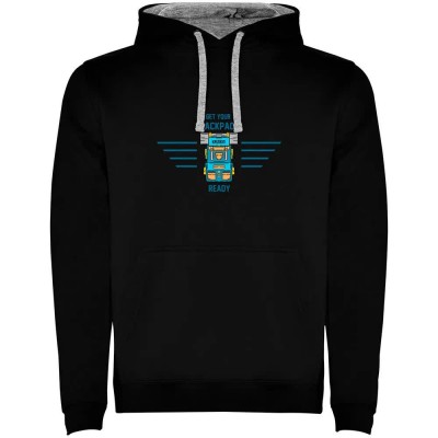 суичър,мъжки,пуловери,kruskis,backpack,ready,bicolor,hoodie,black,grey,(black)