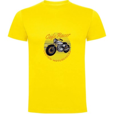 тениска,мъжки,тениски,kruskis,cafe,racer,short,sleeve,t,shirt,yellow