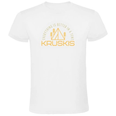 тениска,мъжки,тениски,kruskis,everything,is,better,short,sleeve,t,shirt,white