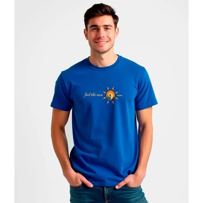тениска,мъжки,тениски,kruskis,feel,the,sun,short,sleeve,t,shirt,blue,(royal,blue)