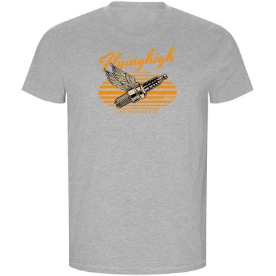 тениска,мъжки,тениски,дамски,тениски,kruskis,fliyinghigh,eco,short,sleeve,t,shirt,grey,(heather,grey)