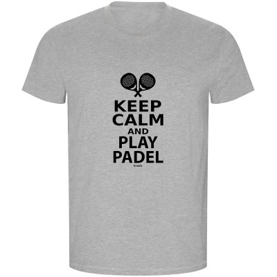 тениска,мъжки,тениски,kruskis,keep,calm,and,play,padel,eco,short,sleeve,t,shirt,grey,(heather,grey)
