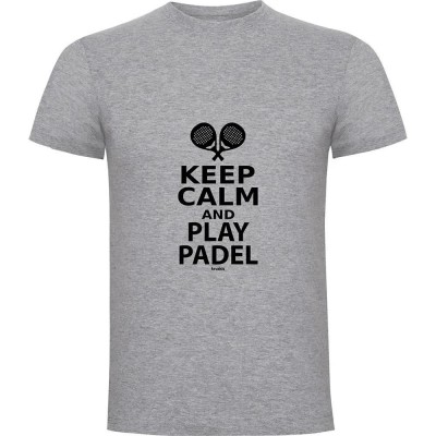 тениска,мъжки,тениски,kruskis,keep,calm,and,play,padel,short,sleeve,t,shirt,grey,(heather,grey)