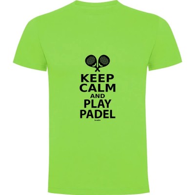 тениска,мъжки,тениски,kruskis,keep,calm,and,play,padel,short,sleeve,t,shirt,light,green,(green)