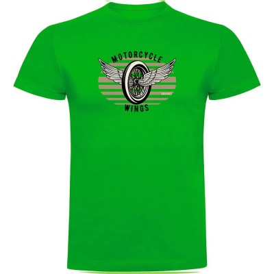 тениска,мъжки,тениски,kruskis,motorcycle,wings,short,sleeve,t,shirt,green