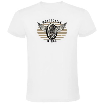 тениска,мъжки,тениски,kruskis,motorcycle,wings,short,sleeve,t,shirt,white