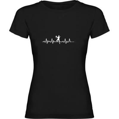 тениска,дамски,тениски,kruskis,padel,heartbeat,short,sleeve,t,shirt,black