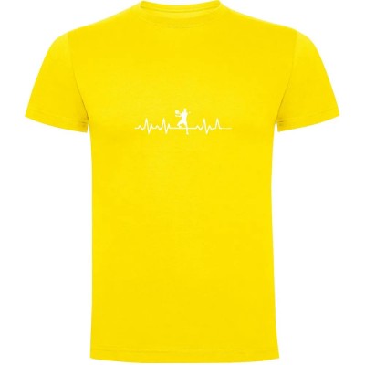 тениска,мъжки,тениски,kruskis,padel,heartbeat,short,sleeve,t,shirt,yellow
