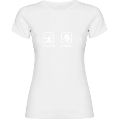 тениска,дамски,тениски,kruskis,problem,solution,padel,short,sleeve,t,shirt,white