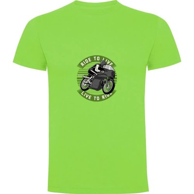 тениска,мъжки,тениски,kruskis,ride,to,live,short,sleeve,t,shirt,light,green,(green)