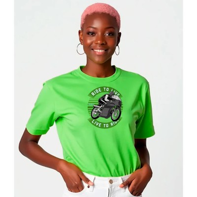 тениска,дамски,тениски,kruskis,ride,to,live,short,sleeve,t,shirt,green,(light,green)