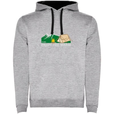 суичър,мъжки,пуловери,kruskis,the,warm,bicolor,hoodie,heather,grey,black,(grey)