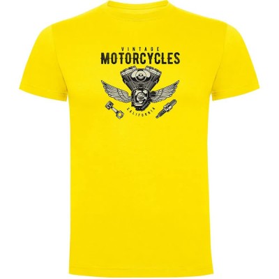 тениска,мъжки,тениски,kruskis,vintage,engine,short,sleeve,t,shirt,yellow