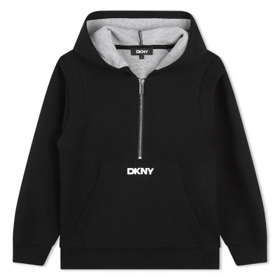 блуза,детски,блузи,dkny,d60181,sweatshirt,black,(black)