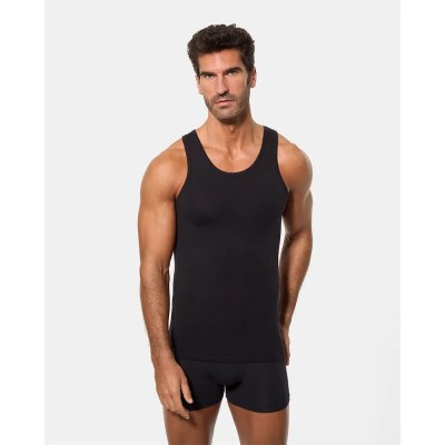 мъжко,бельо,abanderado,sleeveless,base,layer,black
