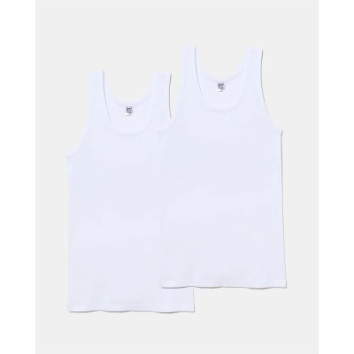 мъжко,бельо,abanderado,sleeveless,base,layer,2,units,white,(white)