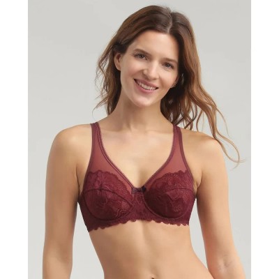 дамско,бельо,дамски,бикини,и,танкини,dim,paris,generous,essentiel,bra,red,(bordeaux)