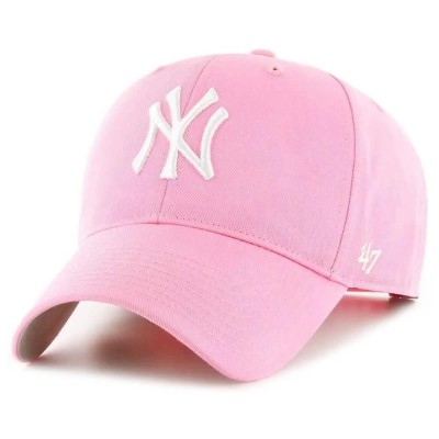 шапка,всички,шапки,47,mlb,new,york,yankees,raised,basic,mvp,cap,rsa,(pink)