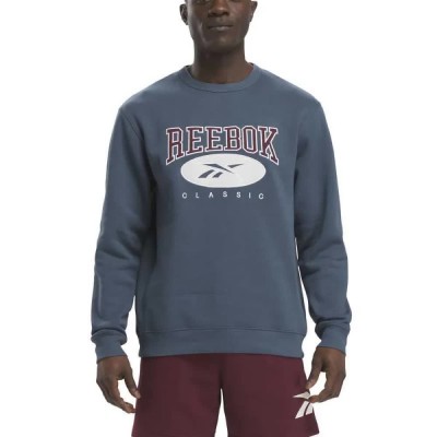 блуза,мъжки,пуловери,reebok,100036882,sweatshirt,blue,(hooblu)