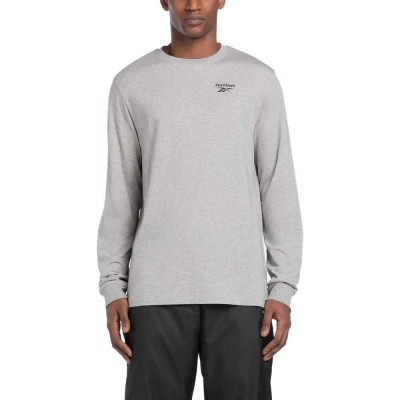 тениска,мъжки,тениски,reebok,100070998,long,sleeve,t,shirt,medium,grey,heather,(grey)