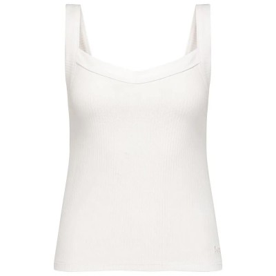тениска,дамски,тениски,lee,rib,cami,sleeveless,t,shirt,bright,white,(white)
