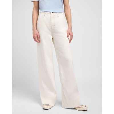 дънки,дамски,панталони,lee,utility,stella,a,line,jeans,beige