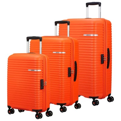 куфари,american,tourister,liftoff,spinner,tsa,33.5,70,95.5l,trolley,bag,3,units,2669,(orange)