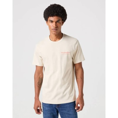 тениска,мъжки,тениски,wrangler,graphic,short,sleeve,t,shirt,white,(beige)