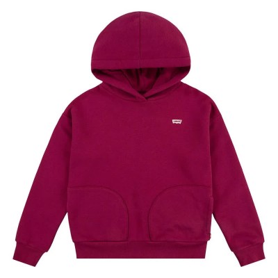 суичър,детски,блузи,levi´s,®,batwing,chest,hit,hoodie,red,(classic,red,plum)