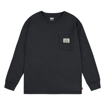 тениска,мъжки,тениски,дамски,тениски,levi´s,®,pocket,long,sleeve,t,shirt,black,(pirate,black)
