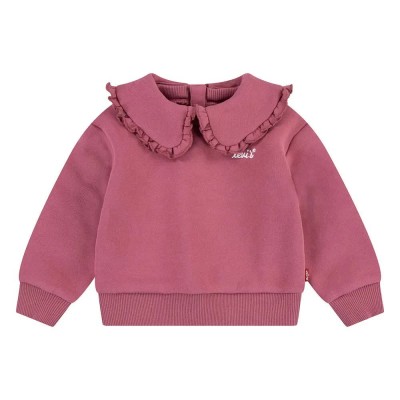 блуза,детски,блузи,levi´s,®,ruffle,crew,sweatshirt,pink,(rose,wine)