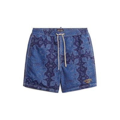 бански,гащета,мъжки,бански,костюми,superdry,vintage,ripstop,17´´,swimming,shorts,blue,(bandanna,navy)