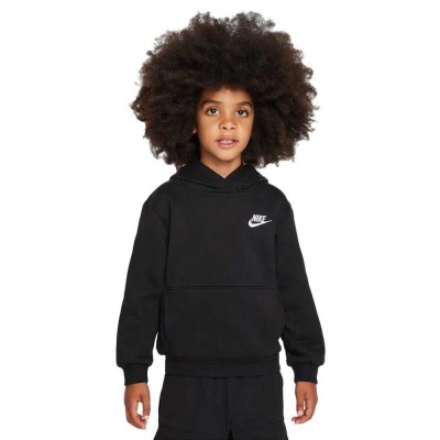 суичър,детски,блузи,nike,club,fleece,lbr,po,hoodie,black,(black)